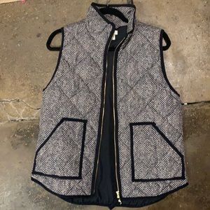 J Crew herringbone vest